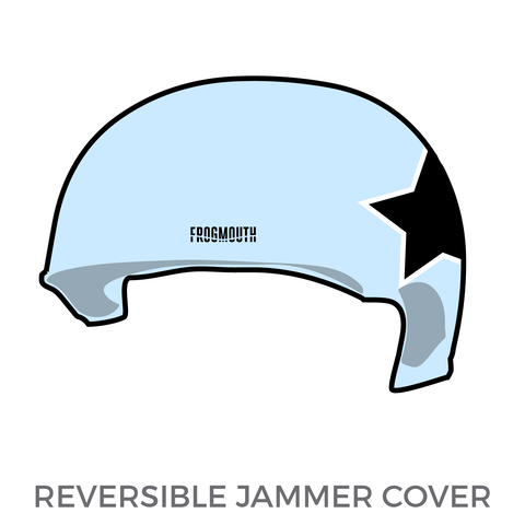 Sweetwater Roller Derby Bittersweet Bombshells: Jammer Helmet Cover (Sky Blue)
