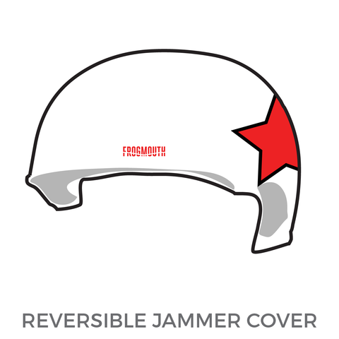 Sydney Roller Derby Travel Team: 2018 Jammer Helmet Cover (White)