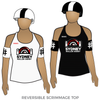 Sydney Roller Derby Travel Team: Reversible Scrimmage Jersey (White Ash / Black Ash)