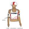 Sydney Roller Derby Travel Team: 2018 Uniform Jersey (White)