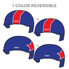 Team US Gay: Two Pairs of 1-Color Reversible Helmet Covers