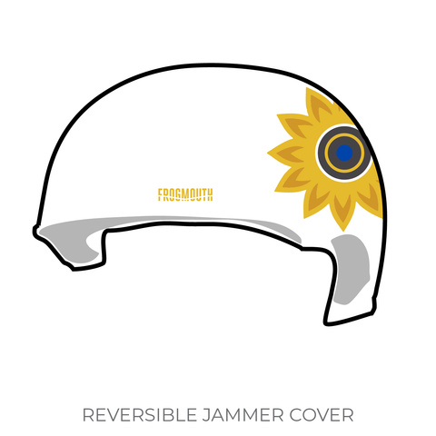 Team Kansas Roller Derby: Jammer Helmet Cover (White)