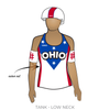 Team Ohio Roller Derby: 2019 Uniform Jersey (White)