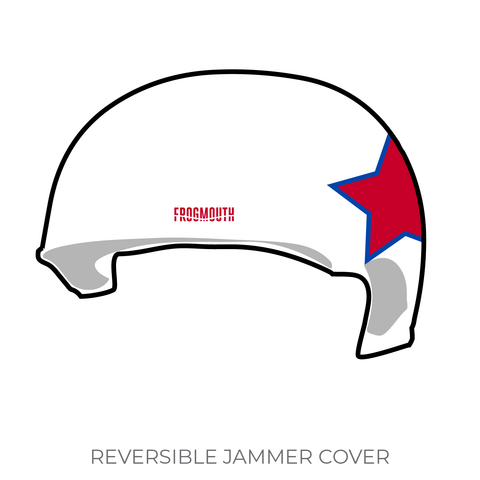 Team Ohio Roller Derby: Jammer Helmet Cover (White)