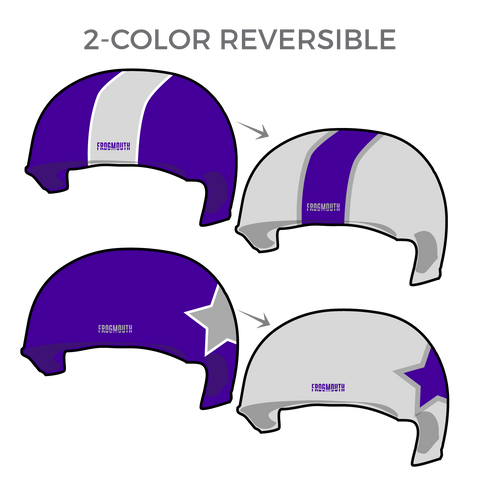 The Attack Pack All Stars: Pair of 2-Color Reversible Helmet Covers