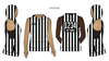 The Officials Collection: Sleeveless Hoodie (Ref Stripes)