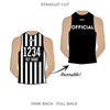 The Officials Collection: Reversible Officials Jersey (Ref StripesR / NSO BlackR)