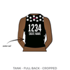 Rat City Roller Derby Throttle Rockets: Reversible Uniform Jersey (BlackR/WhiteR)
