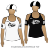 San Marcos River Rollers: Reversible Scrimmage Jersey (White Ash / Black Ash)