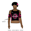 Ladies Death and Derby Society TitleTown Knockouts: 2018 Uniform Jersey (Black)