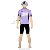 Tragic City Rollers Trouble Makers: Reversible Uniform Jersey (BlackR/PurpleR)