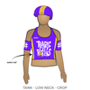 Tragic City Rollers: 2018 Uniform Jersey (Purple)