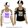 Tragic City Rollers: Reversible Scrimmage Jersey (White Ash / Black Ash)