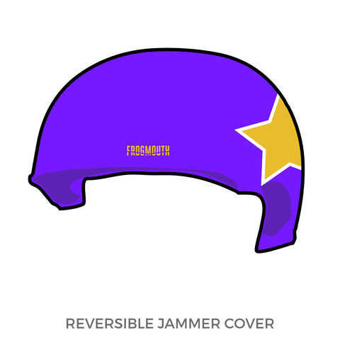 Tragic City Rollers: 2018 Jammer Helmet Cover (Purple)