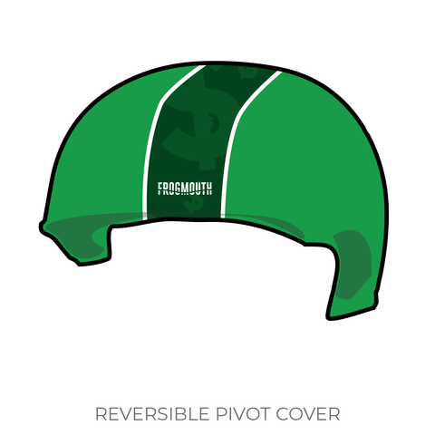 Gotham Roller Derby Wall Street Traitors: 2019 Pivot Helmet Cover (Green)