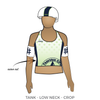 Traverse City Roller Derby: 2019 Uniform Jersey (White)