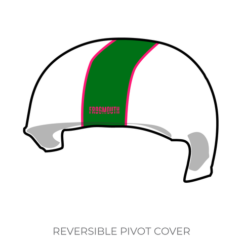 Treasure Valley Roller Derby: 2019 Pivot Helmet Cover (White)