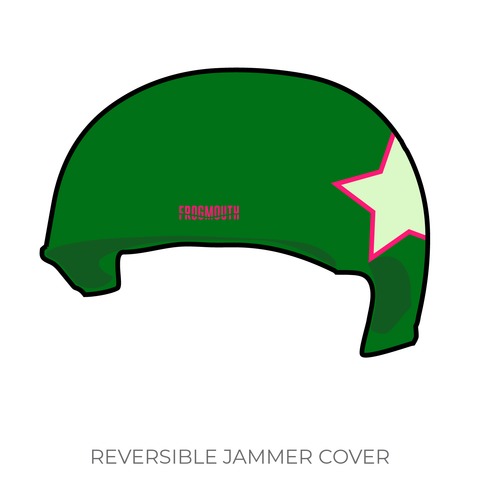 Treasure Valley Roller Derby: 2019 Jammer Helmet Cover (Green)