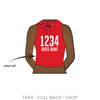 Tri-City Roller Derby Thunder: 2019 Uniform Jersey (Red)