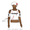 Tri-City Roller Derby Thunder: Reversible Uniform Jersey (BlackR/WhiteR)