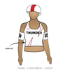 Tri-City Roller Derby Thunder: 2019 Uniform Jersey (White)