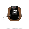 Tri-City Roller Derby Thunder: Reversible Uniform Jersey (BlackR/WhiteR)