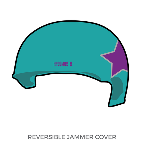 Twin City Roller Derby: 2018 Jammer Helmet Cover (Teal)