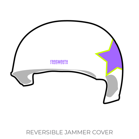 Undead Roller Derby The Undead Bettys: Jammer Helmet Cover (White)
