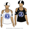 Upstate Roller Girl Evolution: Reversible Scrimmage Jersey (White Ash / Black Ash)