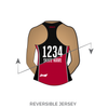 V Town Roller Derby: Reversible Uniform Jersey (BlackR/Red)
