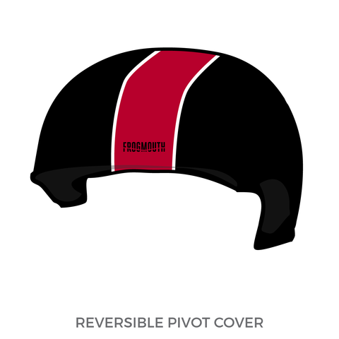 V Town Roller Derby: 2018 Pivot Helmet Cover (Black)