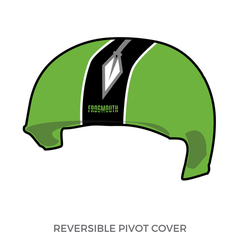 Houston Roller Derby Valkyries: 2018 Pivot Helmet Cover (Sponsored Green)