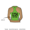 Houston Roller Derby Valkyries: Uniform Jersey (Green)