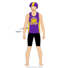 L.A. Derby Dolls Varsity Brawlers: Uniform Jersey (Purple)