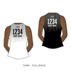 I Played Roller Derby in Las Vegas: Reversible Scrimmage Jersey (White Ash / Black Ash)