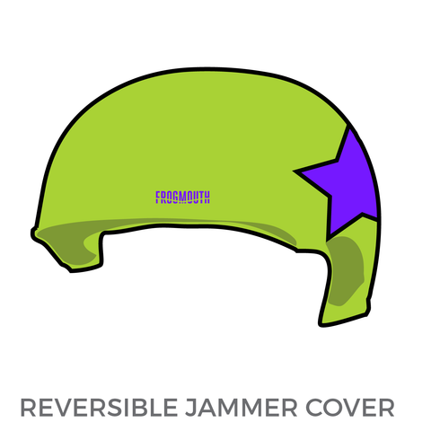 Canberra Roller Derby League Vice City Rollers: Jammer Helmet Cover (Green)