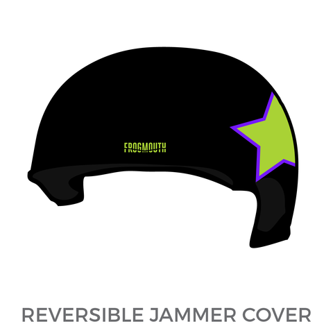 Canberra Roller Derby League Vice City Rollers: Jammer Helmet Cover (Black)