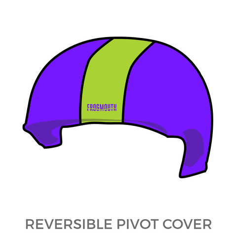 Canberra Roller Derby League Vice City Rollers: Pivot Training Helmet Cover (Purple)