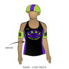 Canberra Roller Derby League Vice City Rollers: Reversible Uniform Jersey (WhiteR/BlackR)