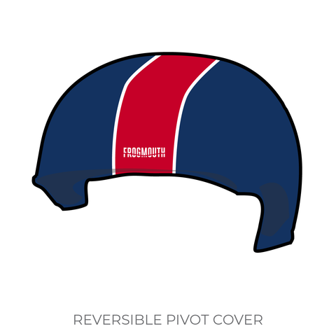 Kansas City Roller Warriors Victory Vixens: Pivot Helmet Cover (Blue)