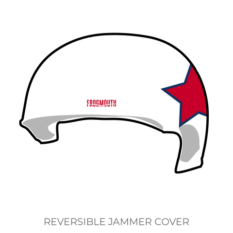 Kansas City Roller Warriors Victory Vixens: Jammer Helmet Cover (White)