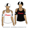 Vindicated Vixens: Reversible Scrimmage Jersey (Black Ash / White Ash)