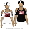 North Star Roller Derby Violent Femmes: Reversible Scrimmage Jersey (White Ash / Black Ash)