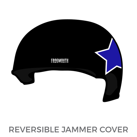 Wasatch Junior Roller Derby Travel Team: 2018 Jammer Helmet Cover (Black)