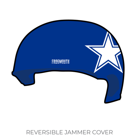 Dockyard Derby Dames Travel Team: 2019 Jammer Helmet Cover (Blue)