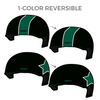 Western Australian Roller Derby League Wards of the Skate: Two pairs of 1-Color Reversible Helmet Covers
