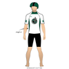 Western Australian Roller Derby League Wards of the Skate: Reversible Uniform Jersey (WhiteR/BlackR)