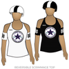 West Kentucky Rockin' Rollers Adult League: Reversible Scrimmage Jersey (White Ash / Black Ash)