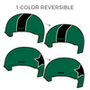 Western Sydney Rollers Federales: Two pairs of 1-Color Reversible Helmet Covers