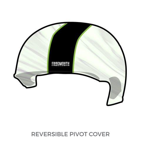 Weyburn Roller Derby Association Strait Jackettes: 2019 Pivot Helmet Cover (White)